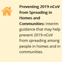 Interim Guidance for Implementing Home Care of People Not Requiring Hospitalization for 2019 Novel Coronavirus