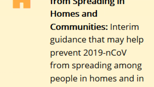 Interim Guidance for Implementing Home Care of People Not Requiring Hospitalization for 2019 Novel Coronavirus
